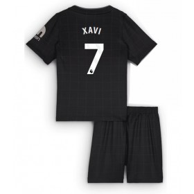 Dětské fotbalový komplet Tottenham Hotspur Xavi Simons #7 Venkovní košile 2025-26 Krátkým Rukávem